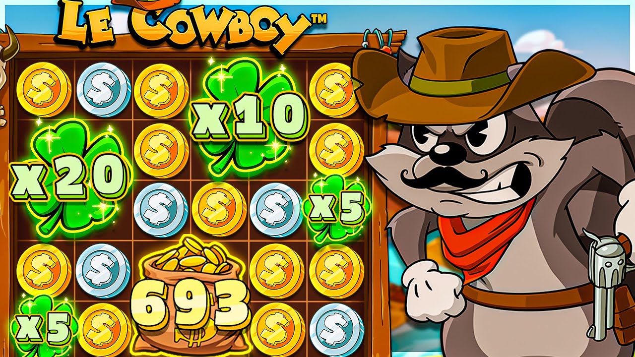 HUGE 20X CLOVER AND COLLECT On LE COWBOY SLOT!!